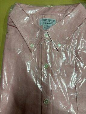 Cabin Creek Soft Pink Wrinkle-Free Button Shirt